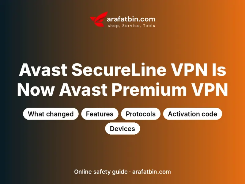 Avast SecureLine VPN is now Avast Premium VPN: features, protocols and activation code