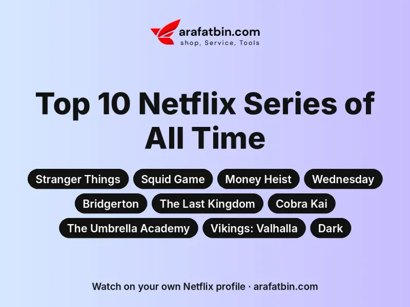 Top 10 Netflix series of all time: Stranger Things, Squid Game, Money Heist, Wednesday, Bridgerton and more