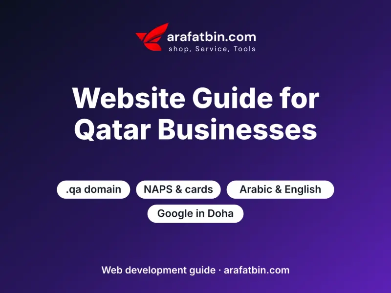 Website guide for Qatar businesses: domain, payments and Google