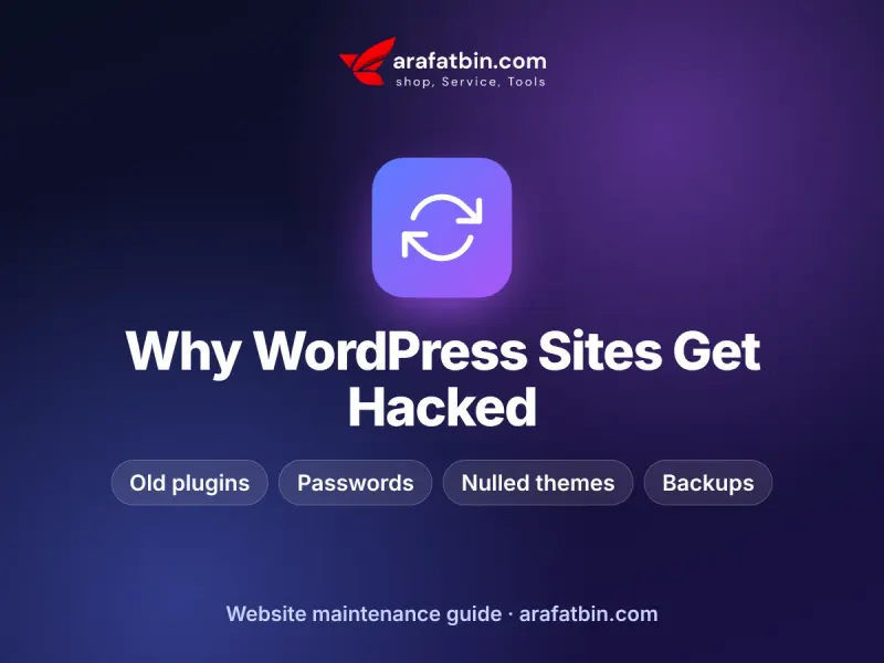 Why WordPress Websites Get Hacked and How to Prevent It – guide by arafatbin.com